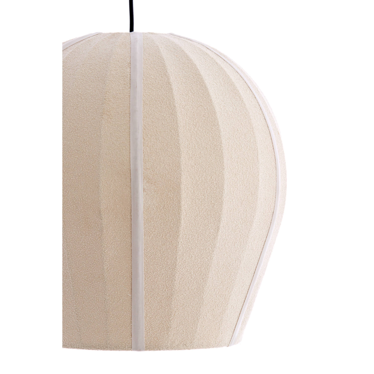 Hanglamp Ø44x42 cm ZAGORI bouclé zand