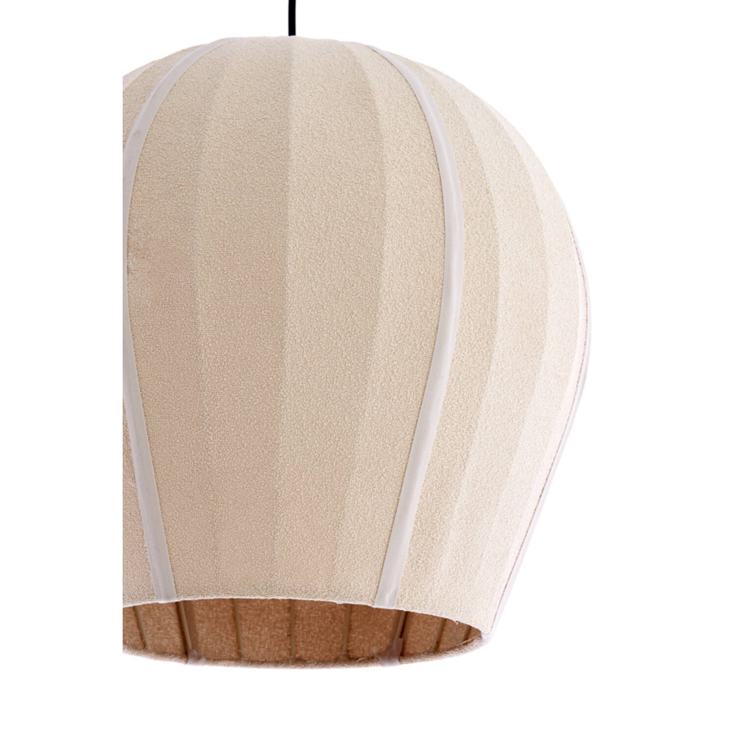 Hanglamp Ø44x42 cm ZAGORI bouclé zand
