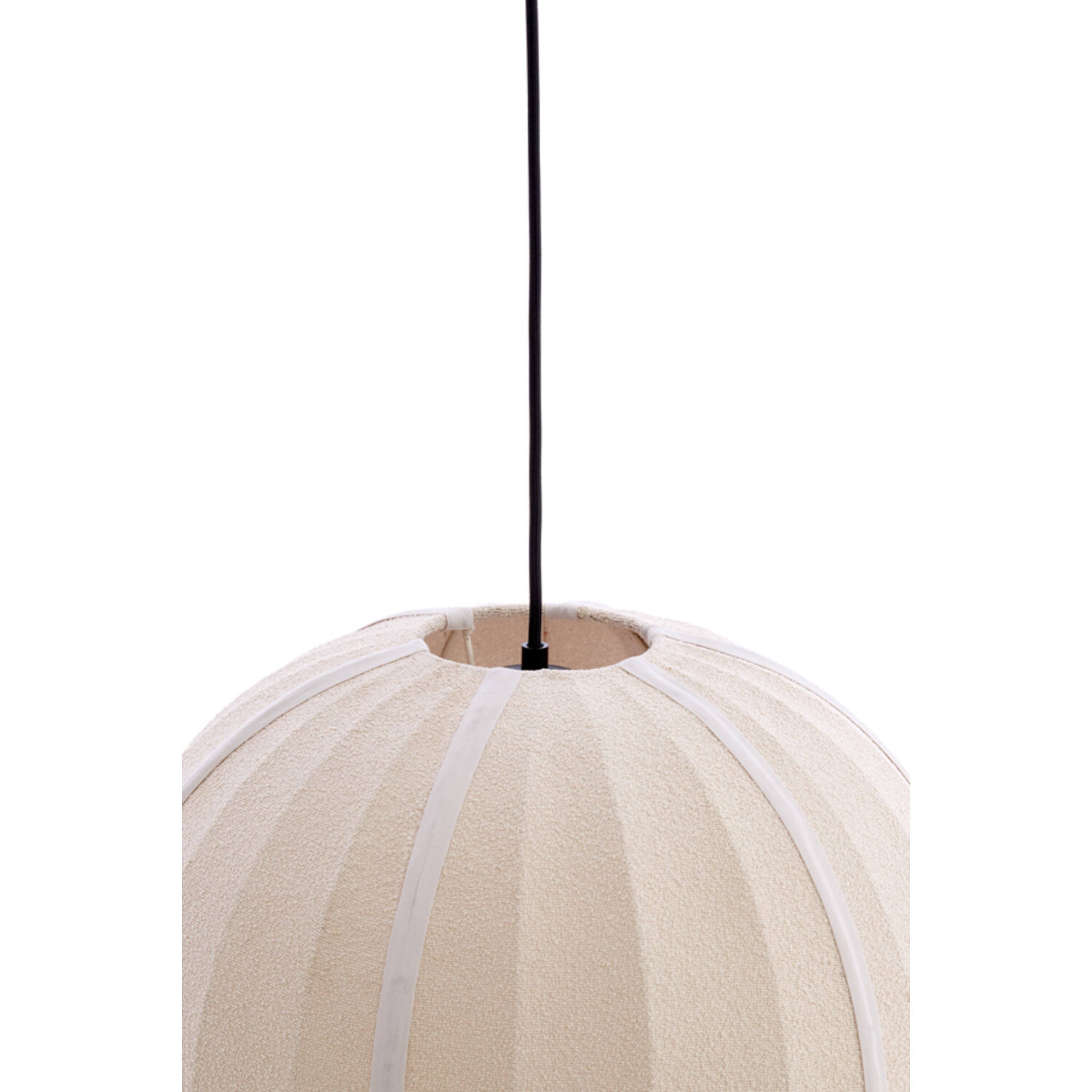 Hanglamp Ø44x42 cm ZAGORI bouclé zand
