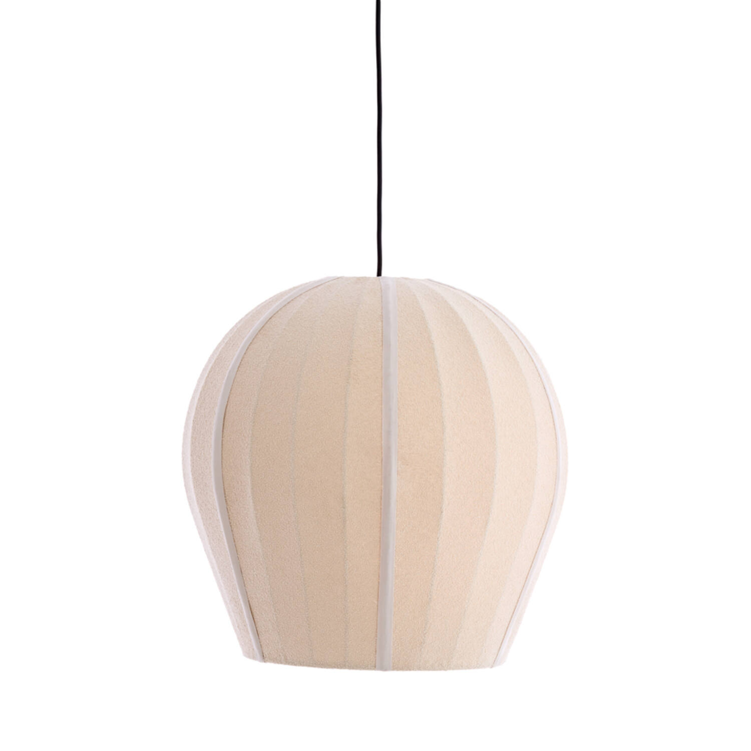 Hanglamp Ø44x42 cm ZAGORI bouclé zand