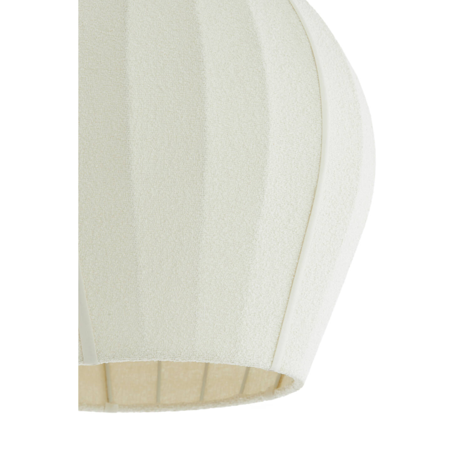 Hanglamp Ø44x42 cm ZAGORI bouclé crème