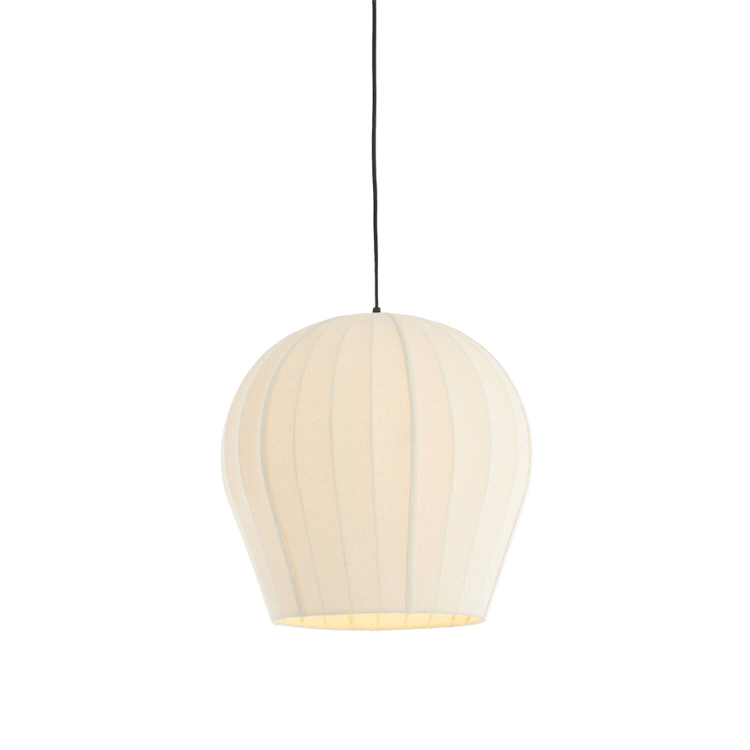 Hanglamp Ø44x42 cm ZAGORI bouclé crème