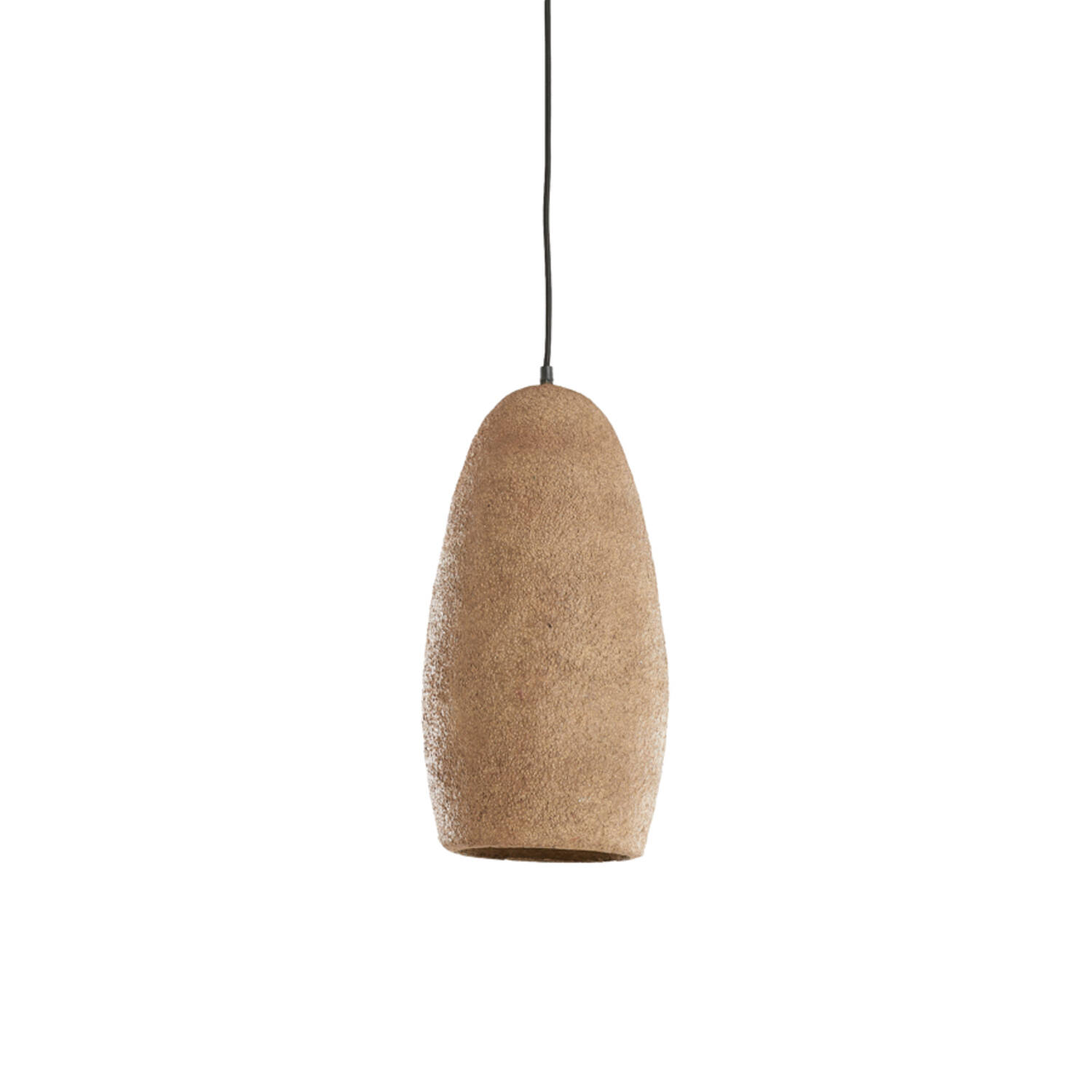 Hanglamp Ø24x48 cm DIVALA antiek donker terra