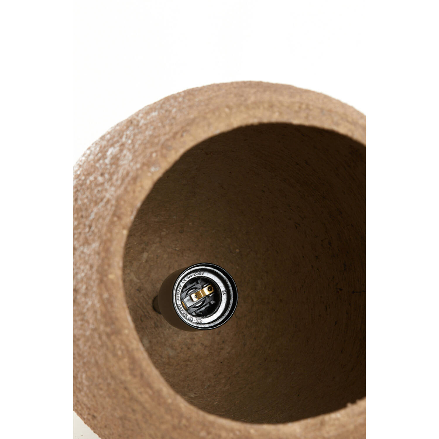 Hanglamp Ø26x56 cm DIVALA antiek donker terra