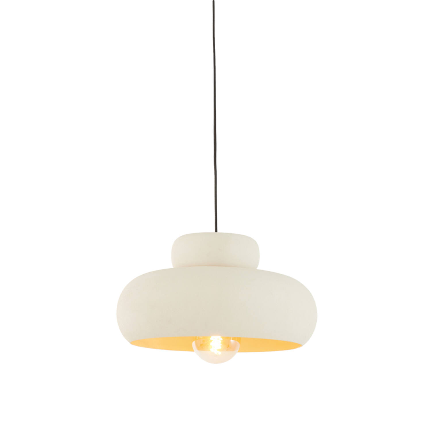 Hanging lamp Ø39x20 cm NEIVA matt cream