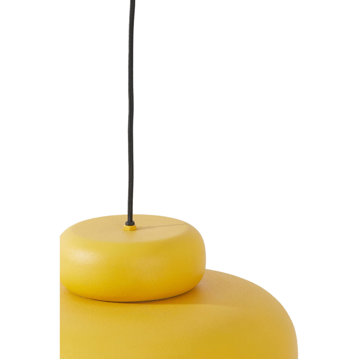Hanglamp Ø39x20 cm NEIVA mat okergeel