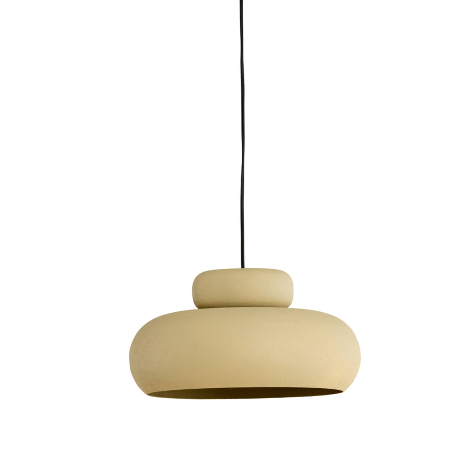 Hanging lamp Ø39x20 cm NEIVA matt brown-grey