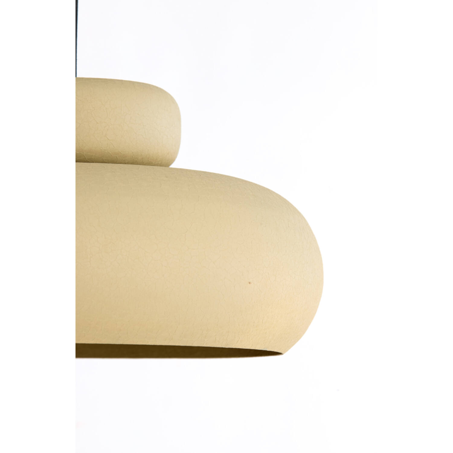 Hanging lamp Ø39x20 cm NEIVA matt brown-grey