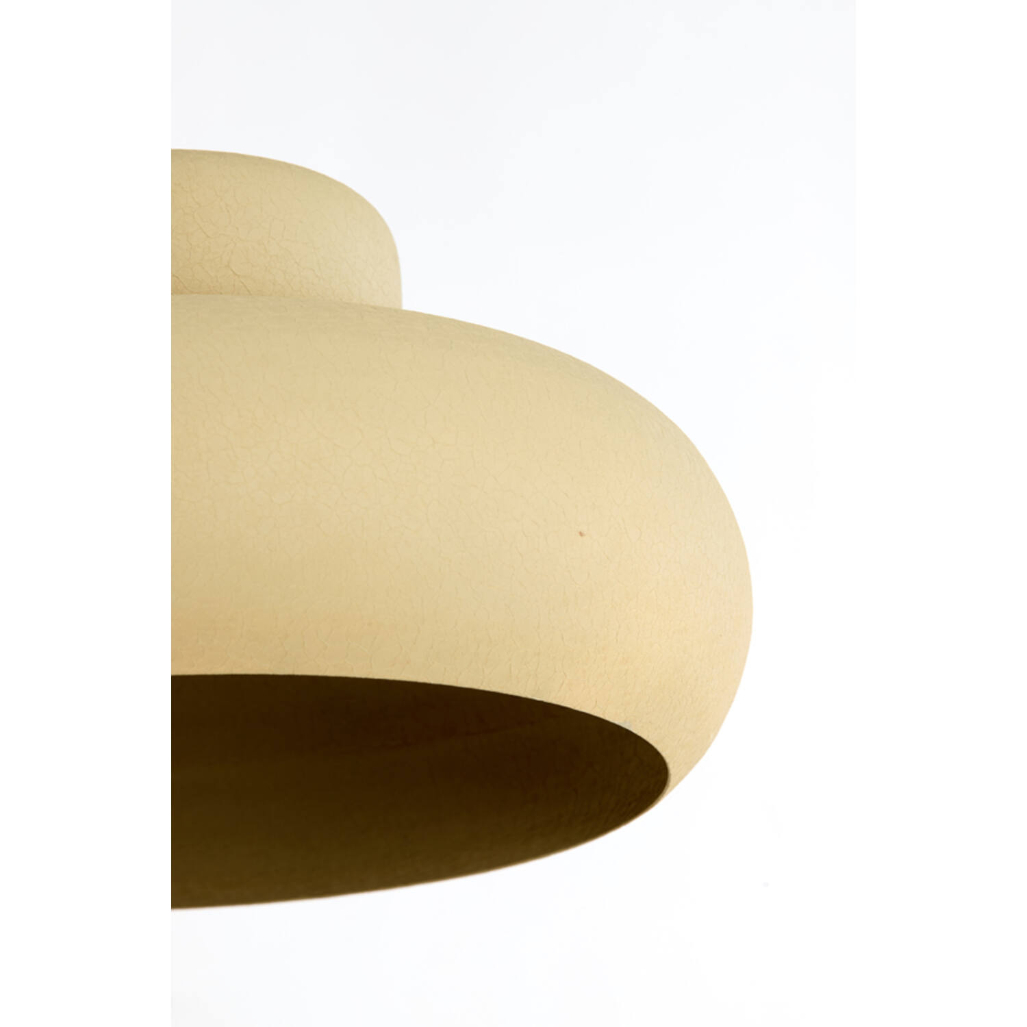 Hanging lamp Ø39x20 cm NEIVA matt brown-grey