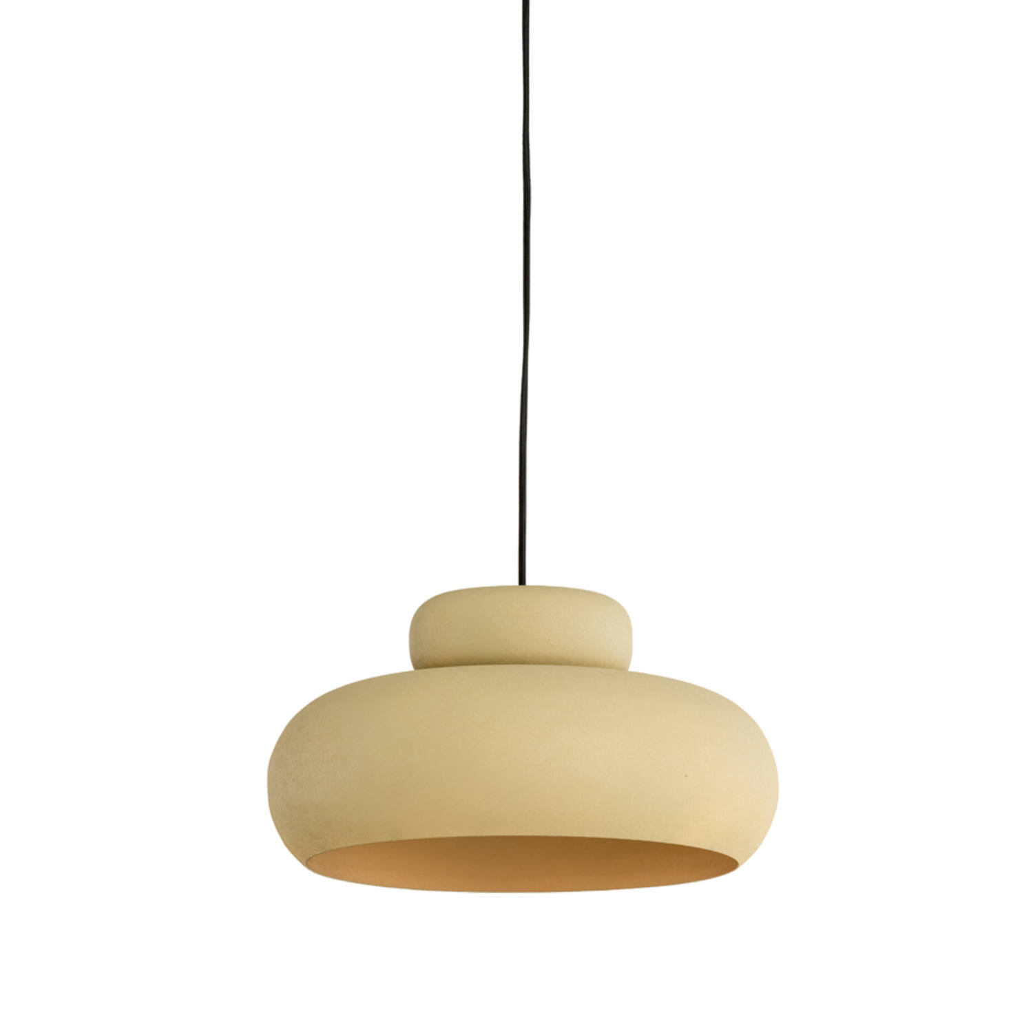 Hanging lamp Ø39x20 cm NEIVA matt brown-grey