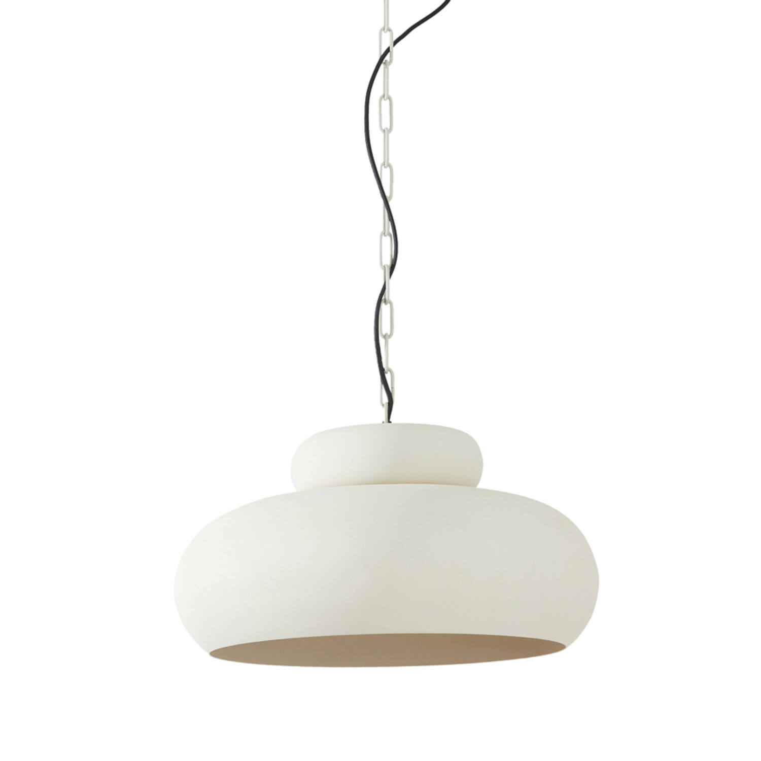 Hanglamp Ø46x30 cm NEIVA mat crème