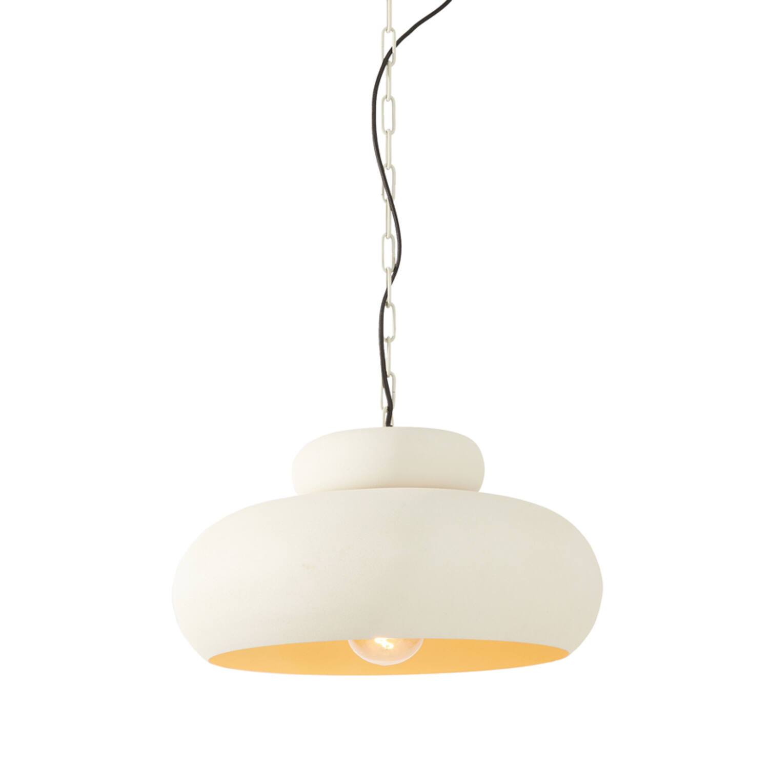 Hanglamp Ø46x30 cm NEIVA mat crème