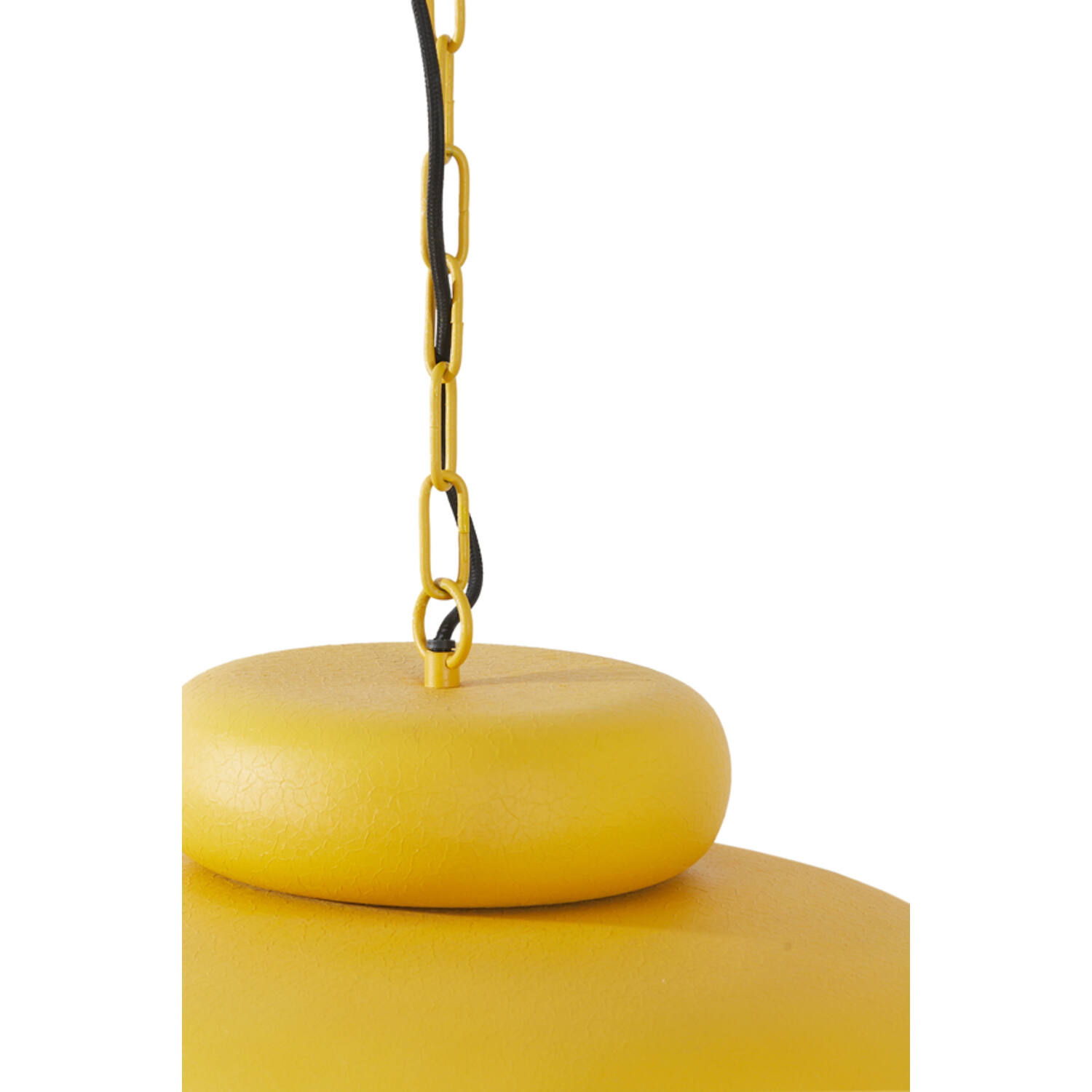 Hanglamp Ø46x30 cm NEIVA mat okergeel