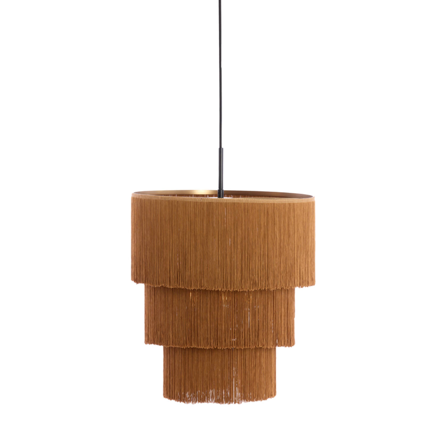Hanging lamp 3L Ø45x50 cm MALAIKA brown