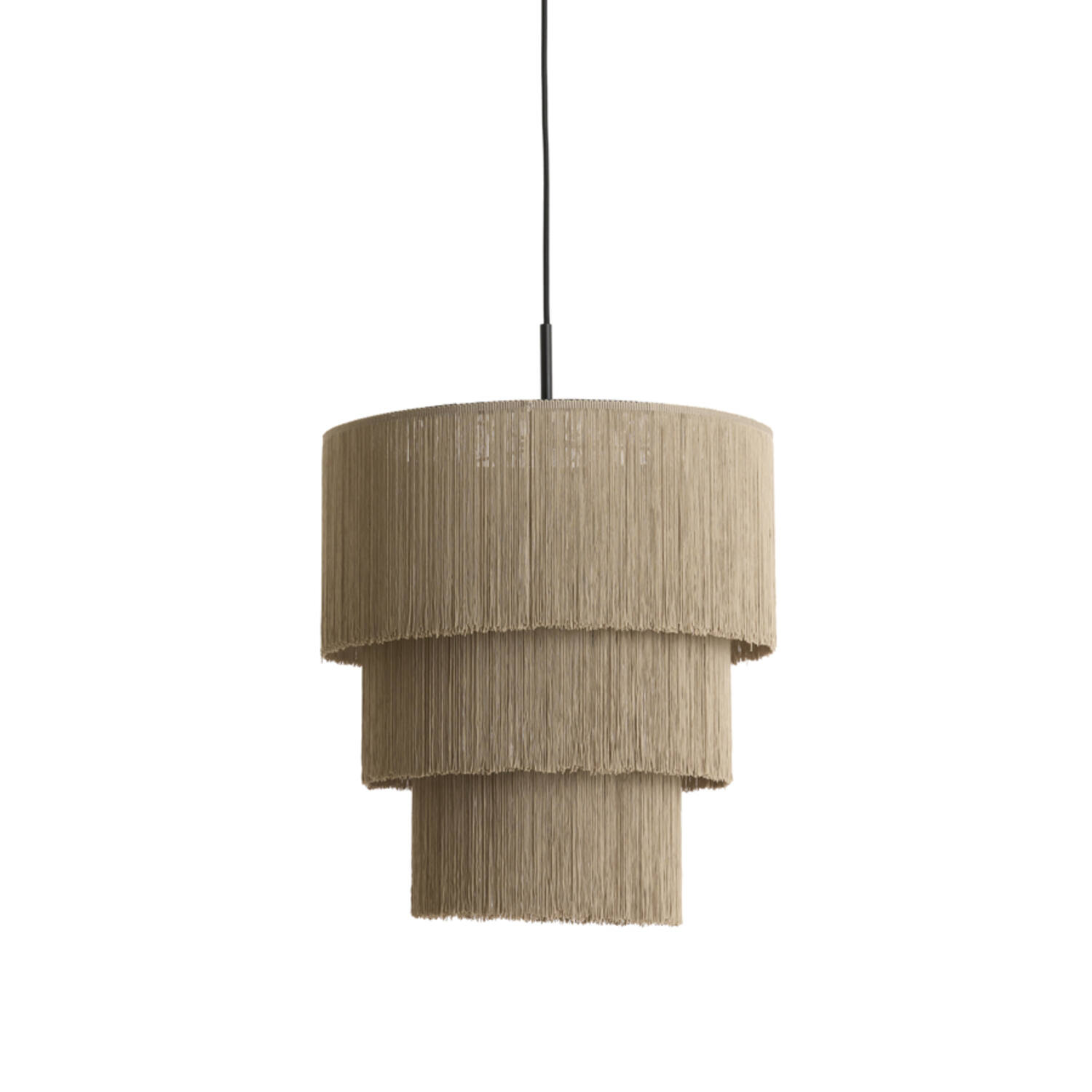 Hanging lamp 3L Ø45x50 cm MALAIKA taupe