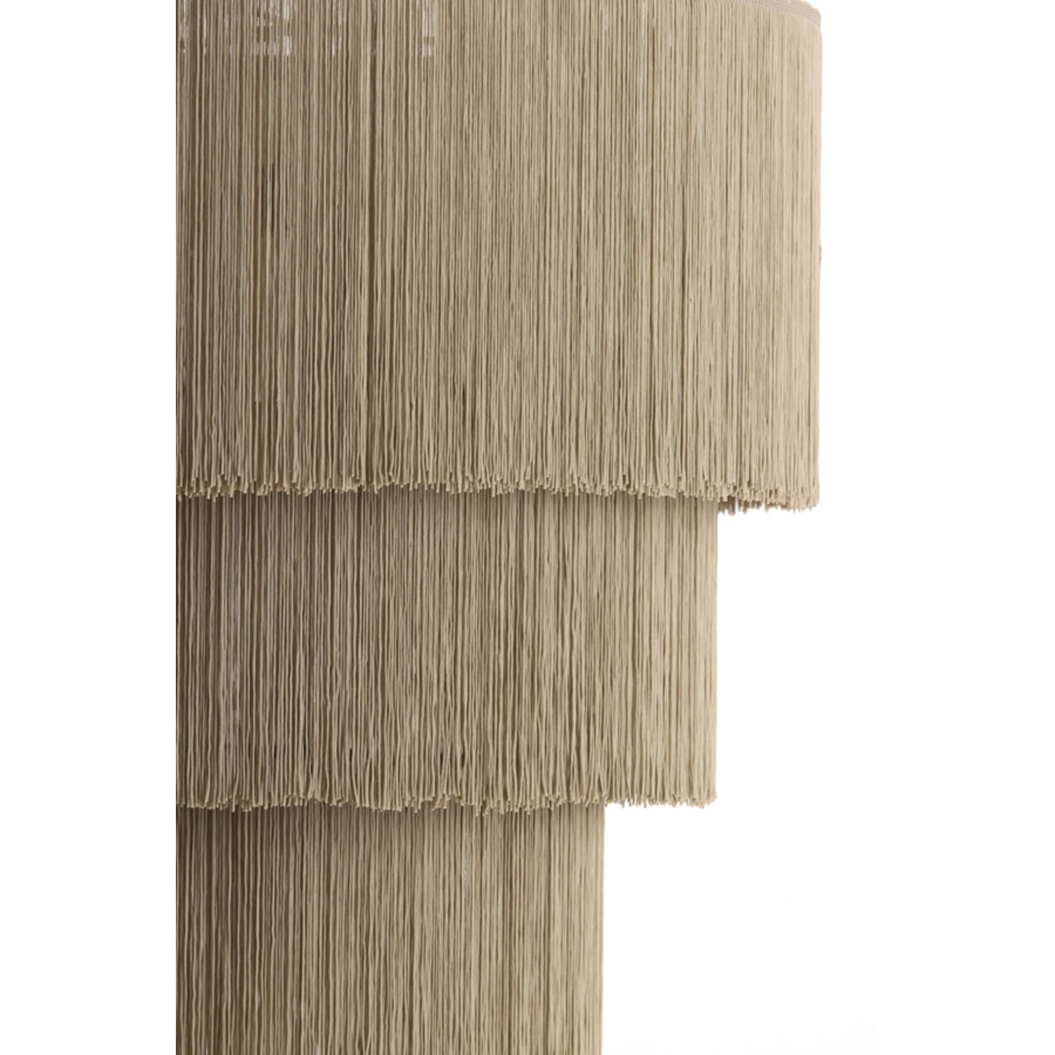 Hanging lamp 3L Ø45x50 cm MALAIKA taupe