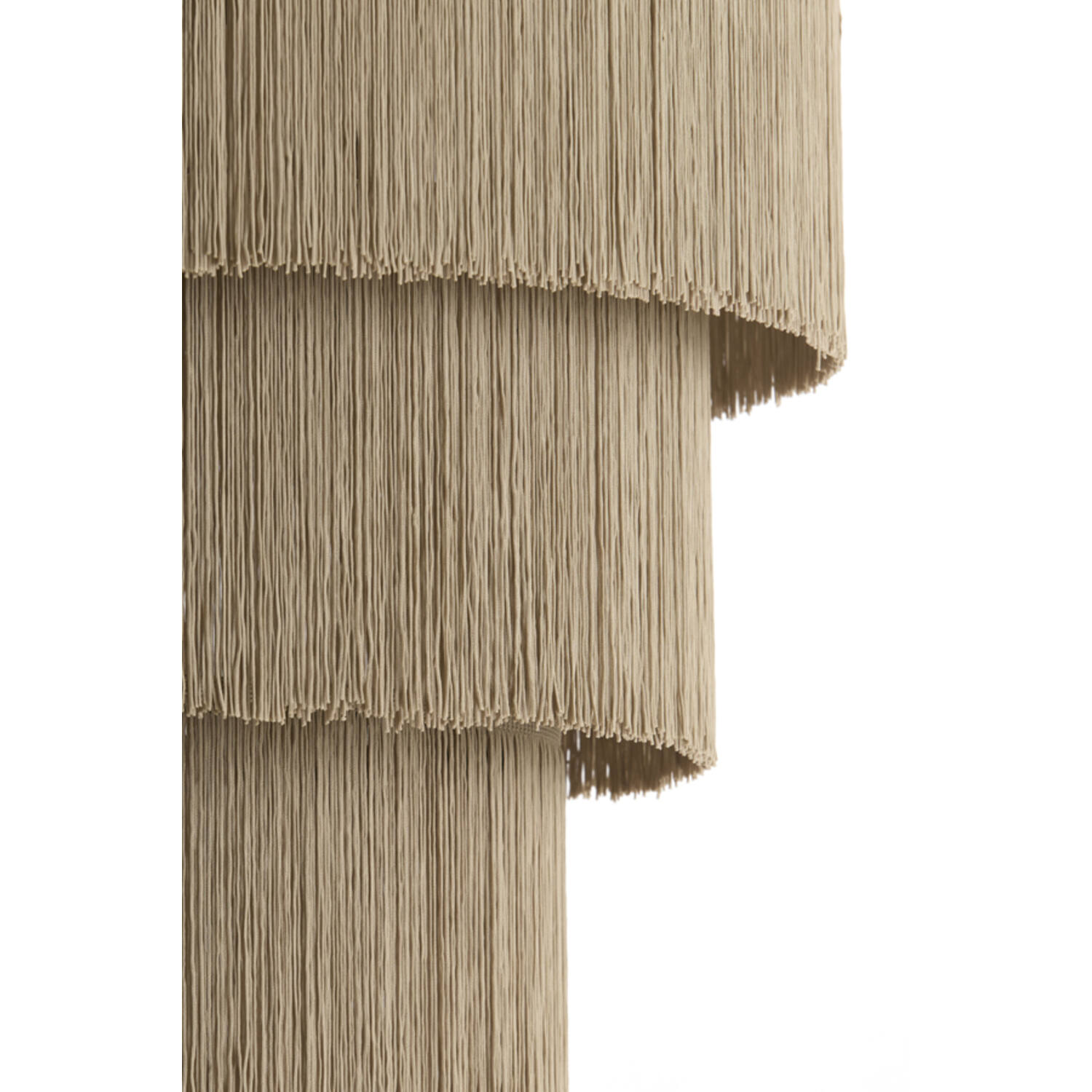 Hanging lamp 3L Ø45x50 cm MALAIKA taupe