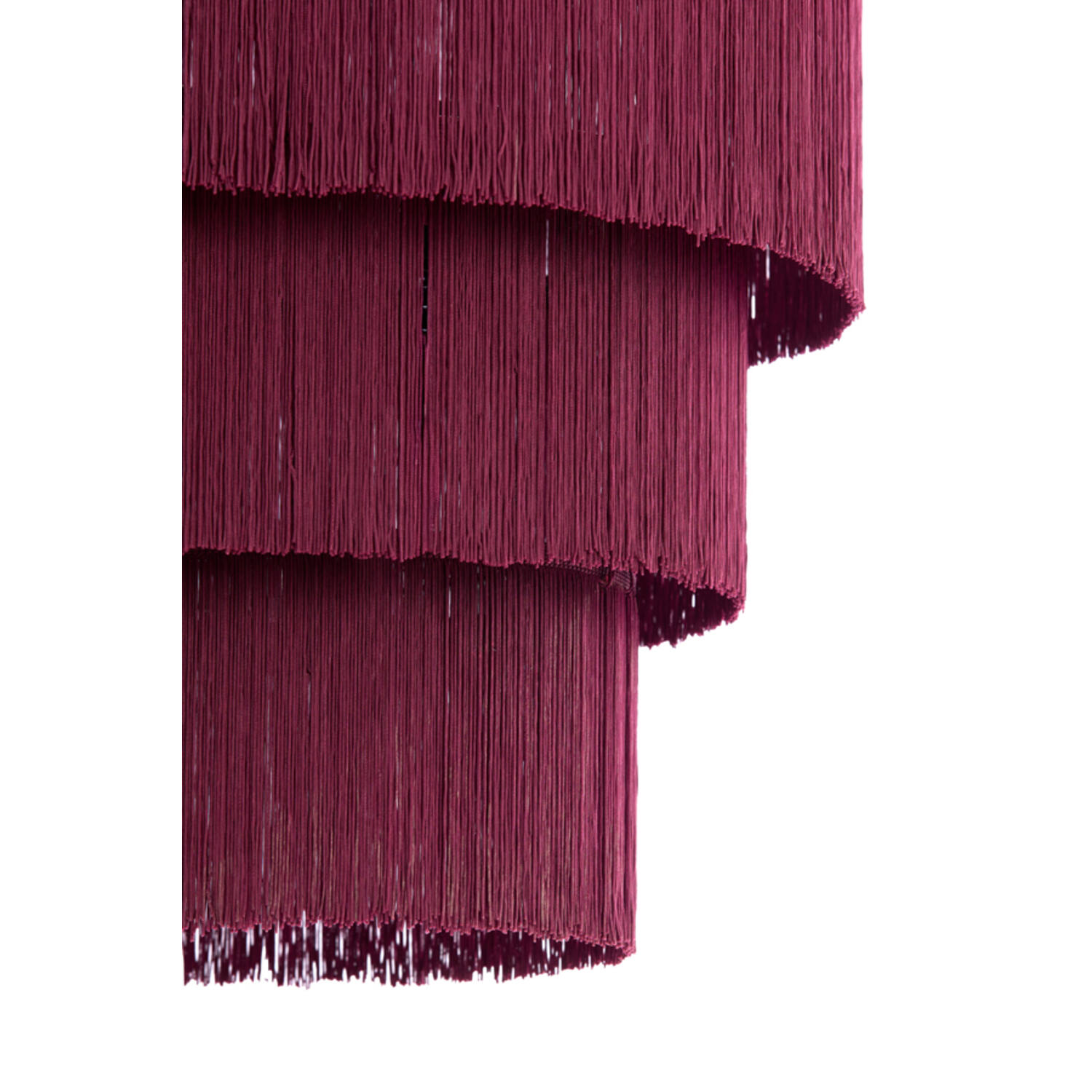 Hanging lamp 3L Ø45x50 cm MALAIKA dark purple