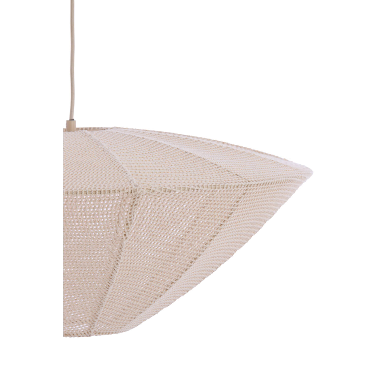 Hanging lamp Ø50x23 cm SATILLA cream