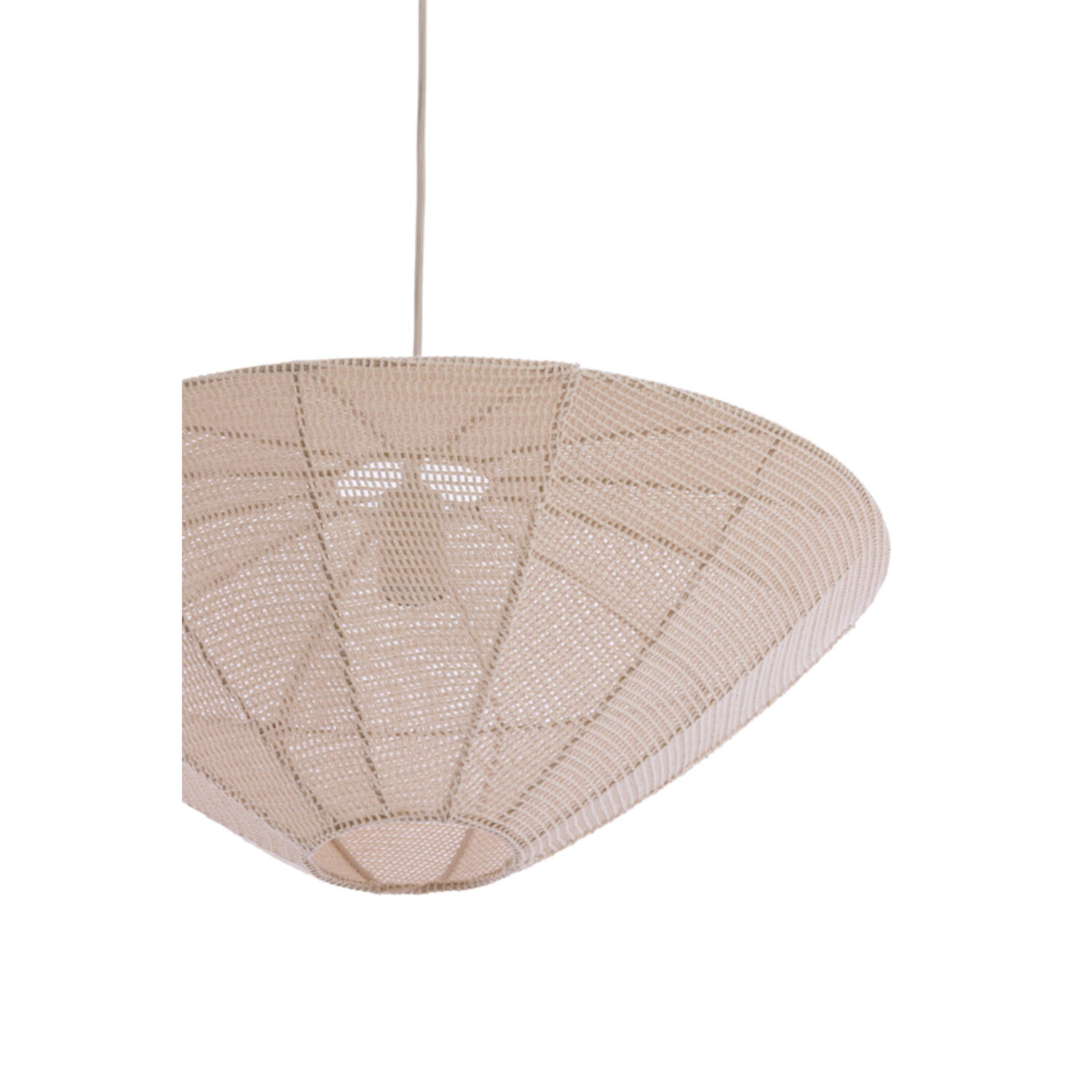 Hanging lamp Ø50x23 cm SATILLA cream