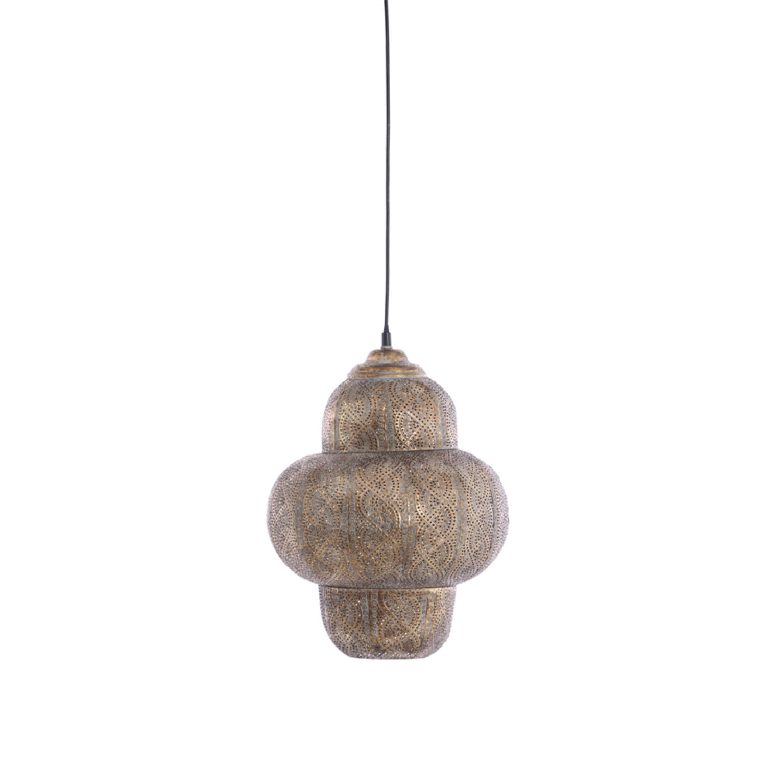 Hanging lamp Ø30,5x41 cm RYOTA brown gold
