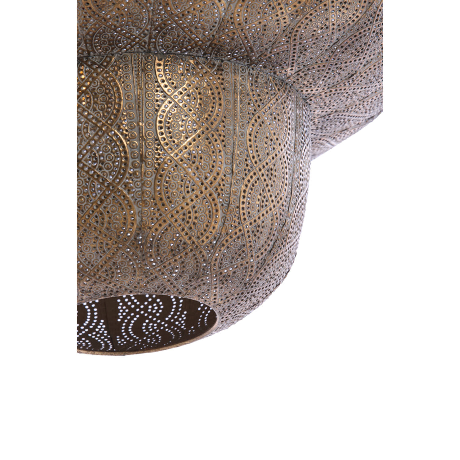 Hanging lamp Ø30,5x41 cm RYOTA brown gold