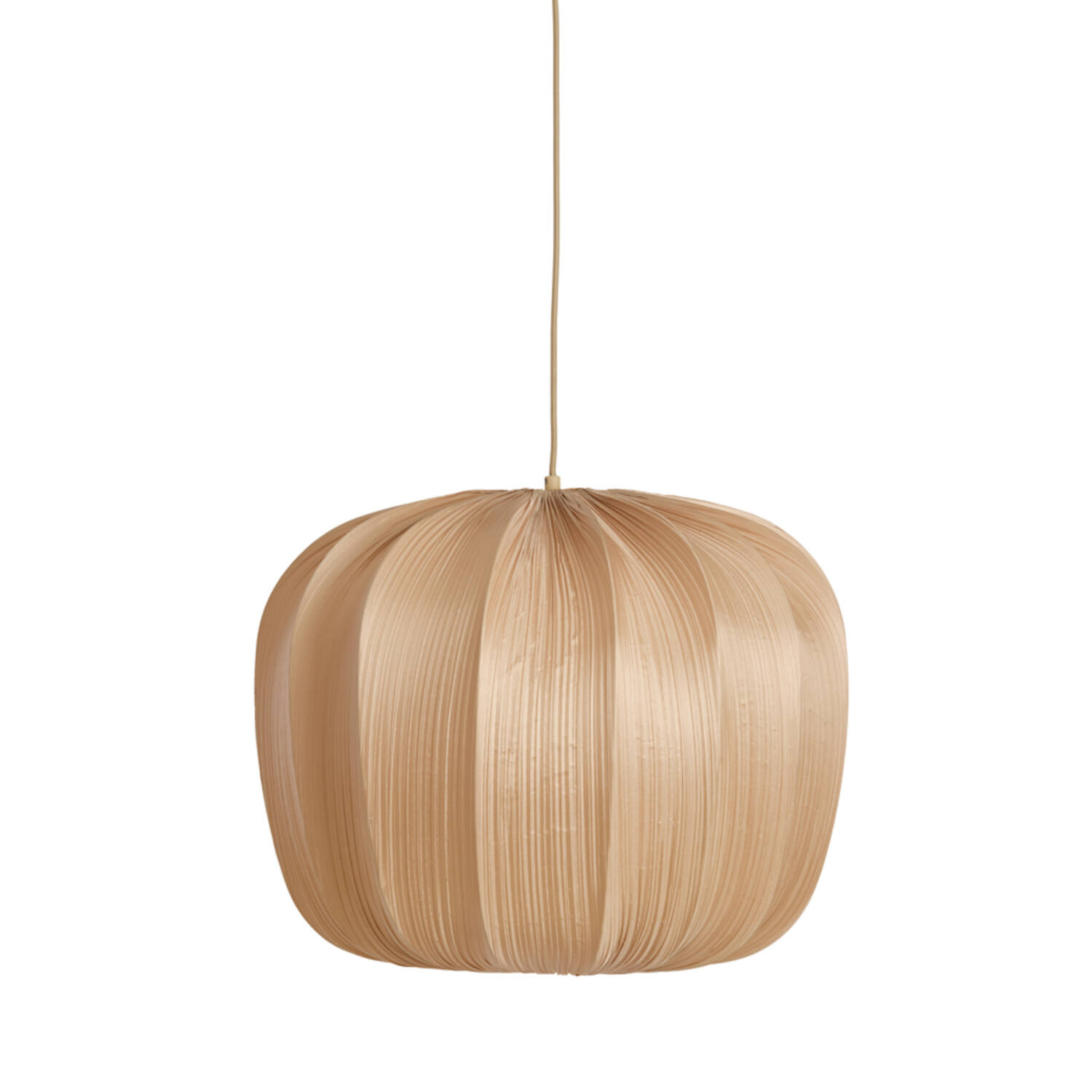 Lámpara colgante Ø60x45 cm SAVINA crema