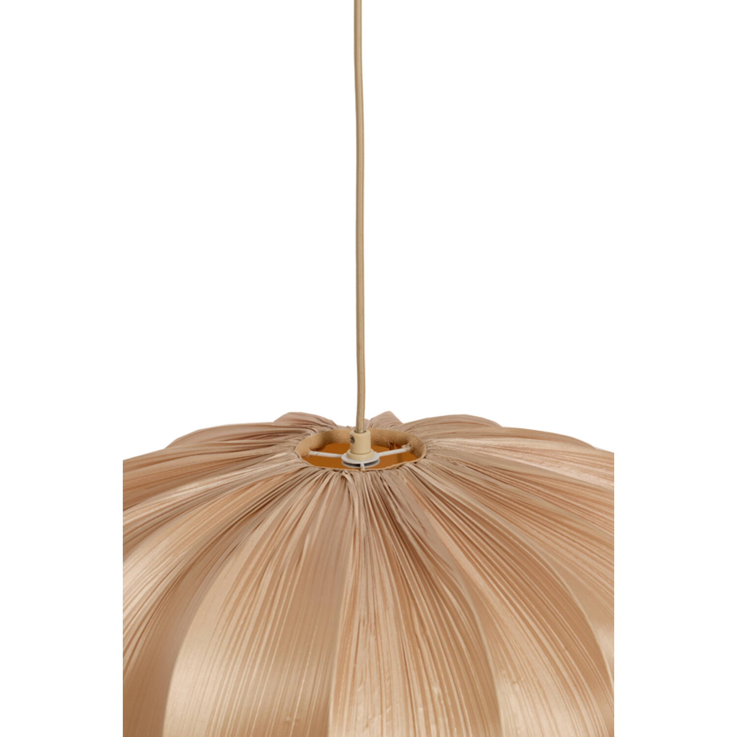 Lámpara colgante Ø60x45 cm SAVINA crema