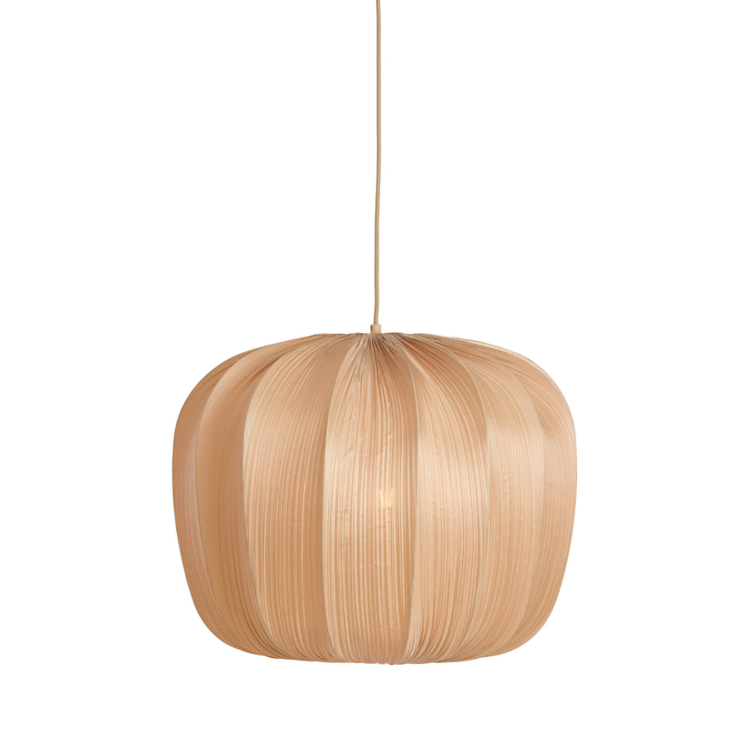 Lámpara colgante Ø60x45 cm SAVINA crema