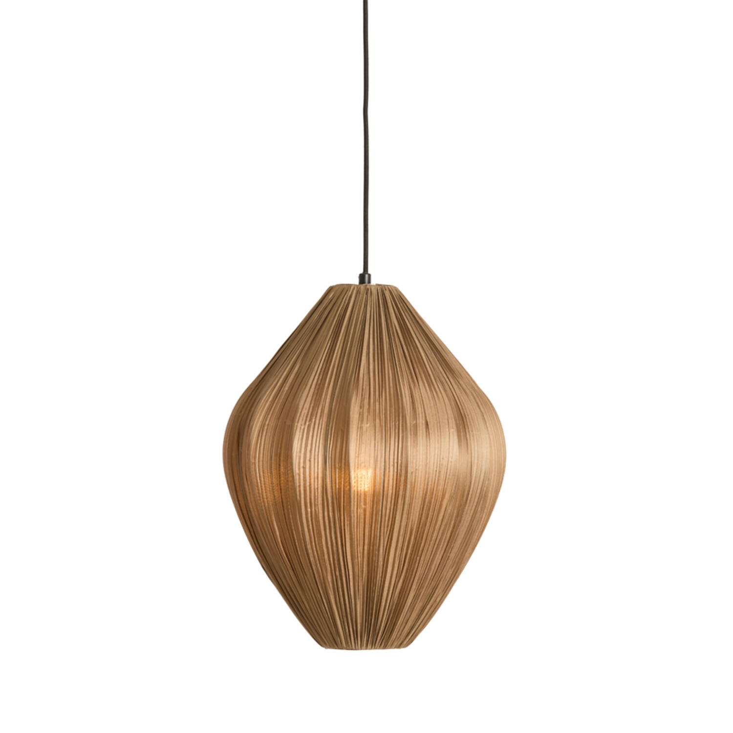 Hanglamp Ø36x44 cm VERITA brons-bruin