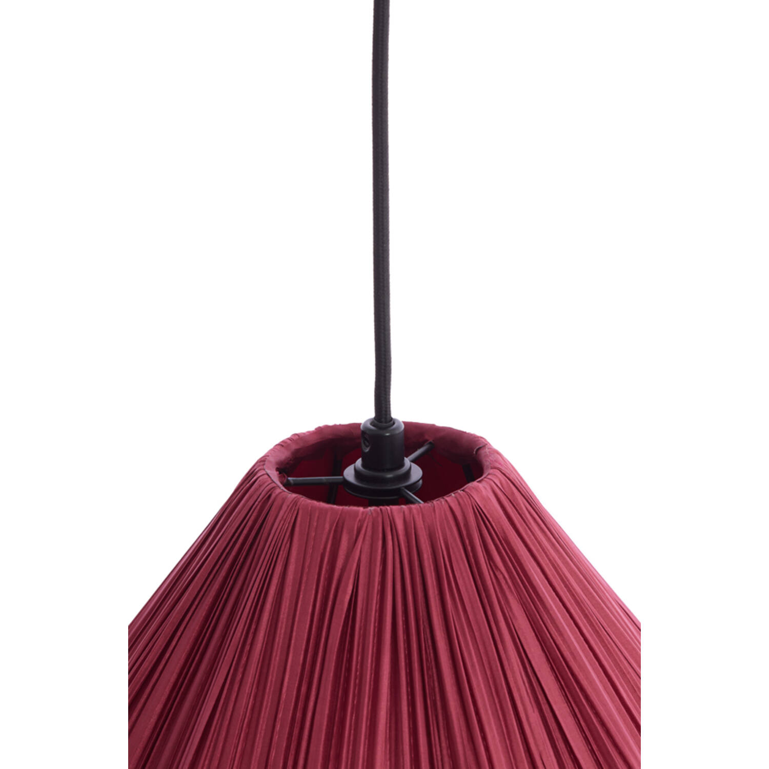 Hanging lamp Ø47x55 cm VERITA burgundy