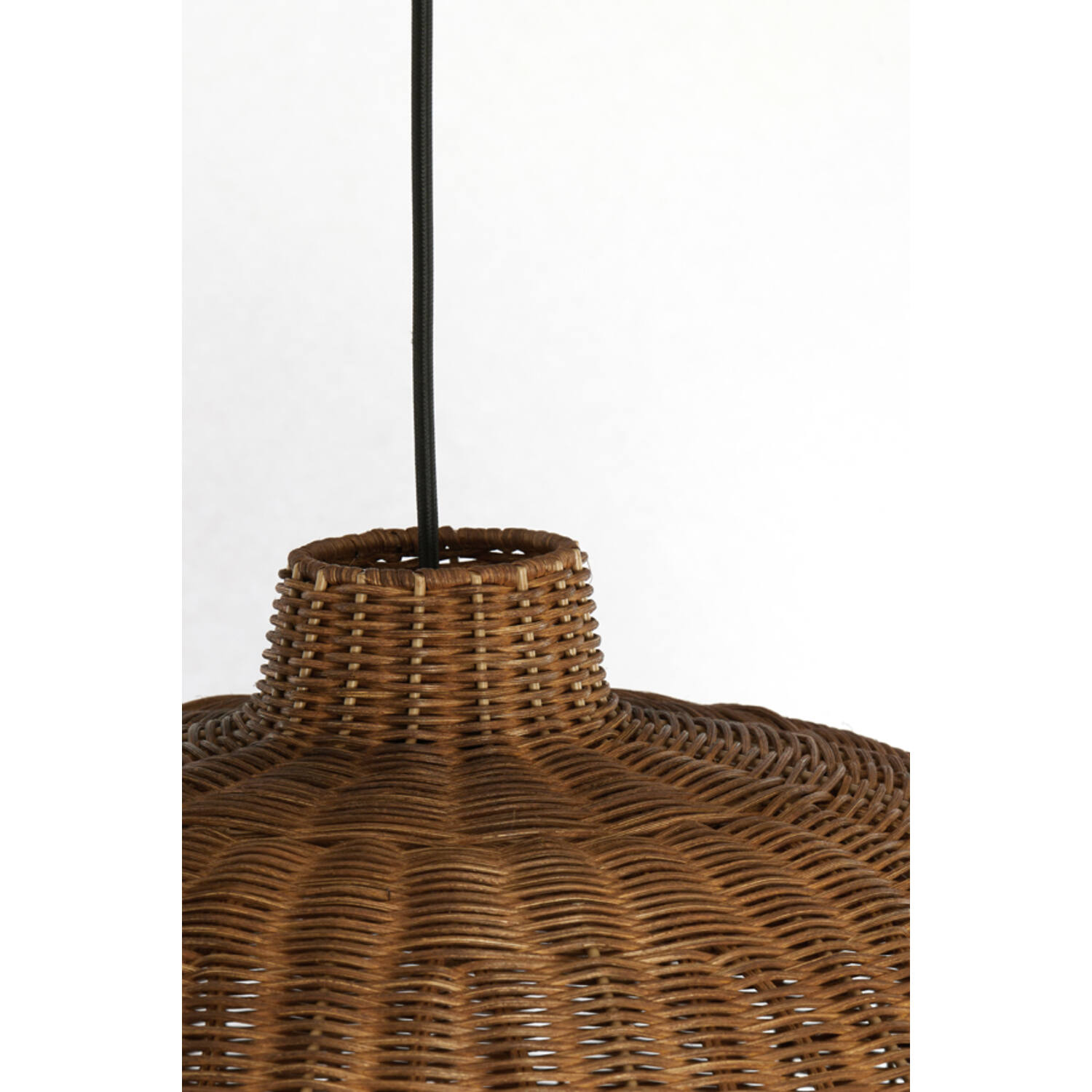 Hanglamp Ø55x40,5 cm MELZOR rotan donker bruin