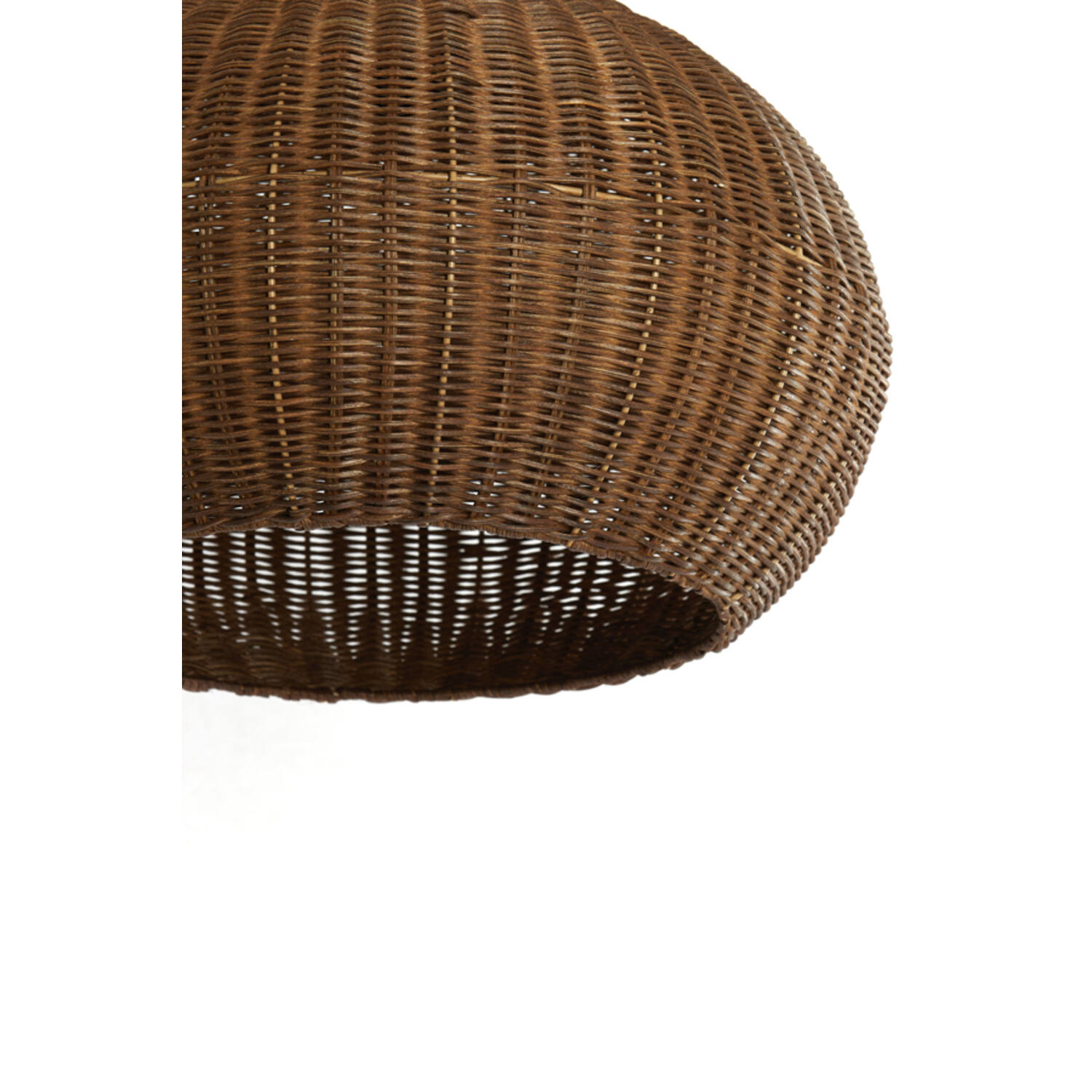 Hanglamp Ø45x32 cm MELZOR rotan donker bruin