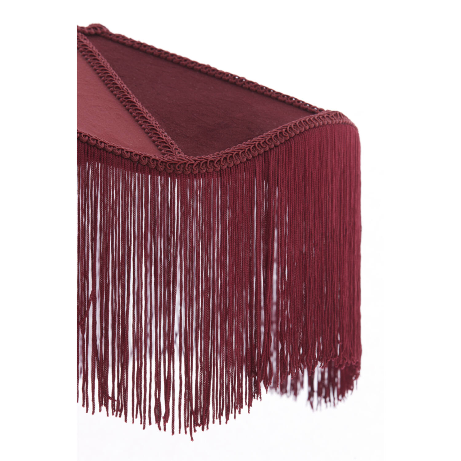 Hanging lamp Ø40x26 cm TIFFANY velvet burgundy