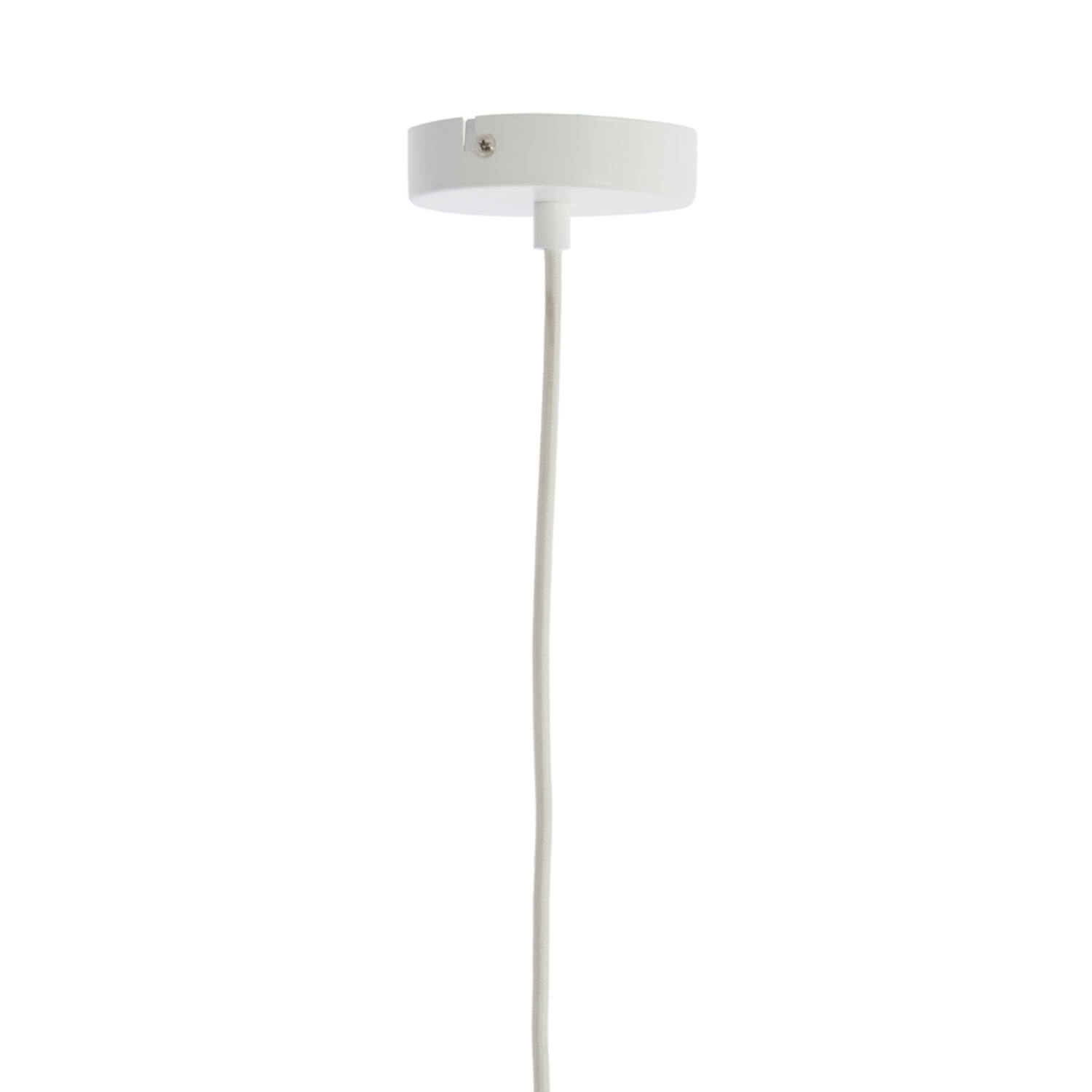 Hanging lamp Ø50x28 cm TIFFANY raffia natural+cream