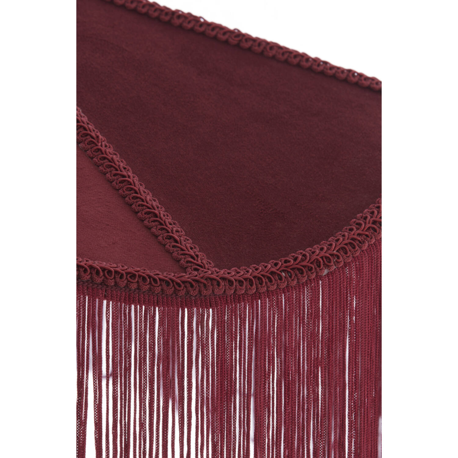 Hanging lamp Ø50x28 cm TIFFANY velvet burgundy