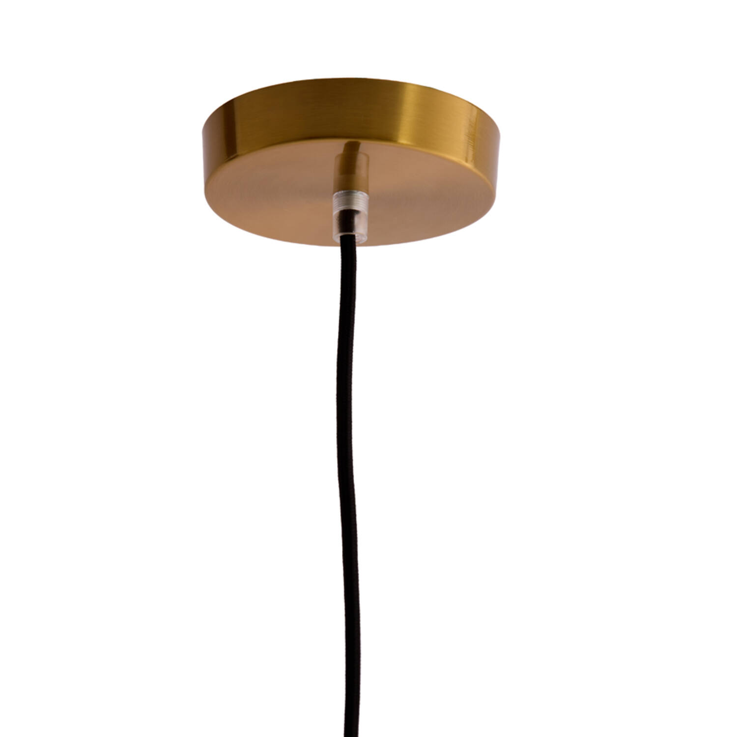 Hanging lamp Ø25x32 cm LEONA antique bronze+glass amber