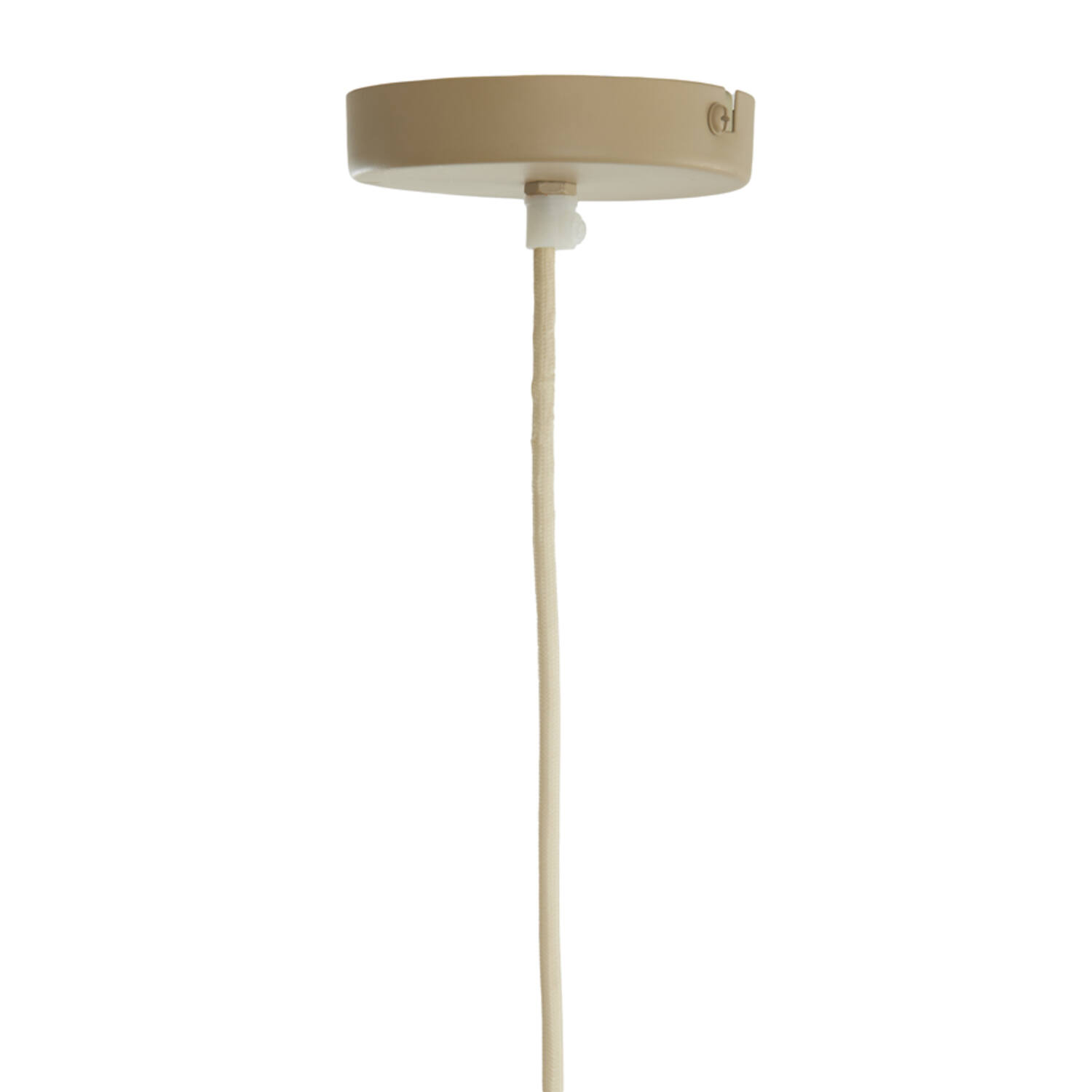 Hanging lamp Ø61x30 cm MIRELYS natural+olive green