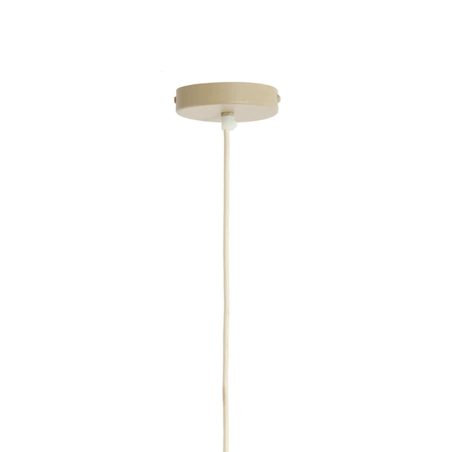 Hanging lamp Ø40x30 cm ESMIRIA natural+olive green