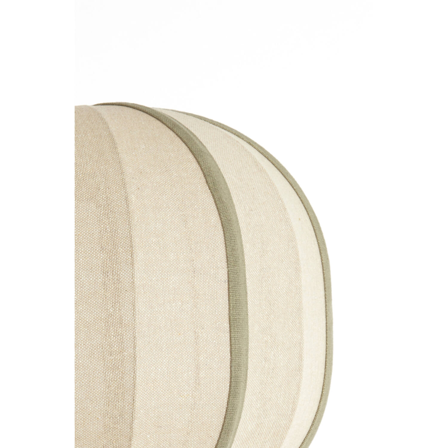 Hanging lamp Ø40x30 cm ESMIRIA natural+olive green