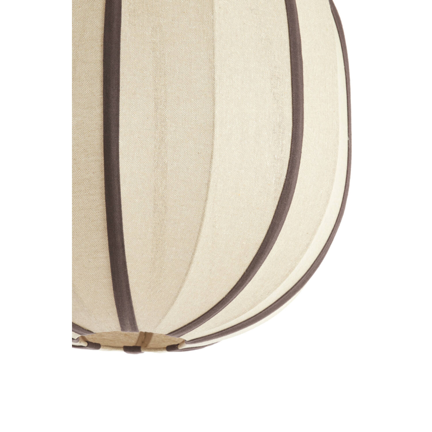 Hanging lamp Ø51x48 cm ESMIRIA natural+dark brown
