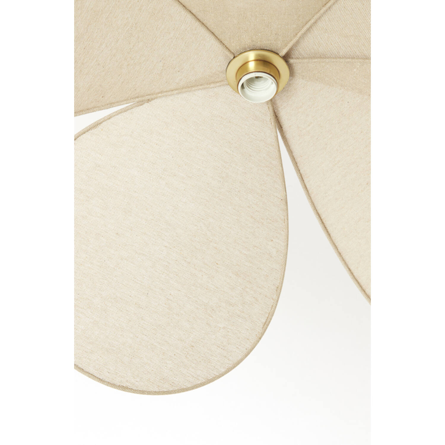 Hanging lamp Ø60x30 cm LAVRIRIA natural+wood