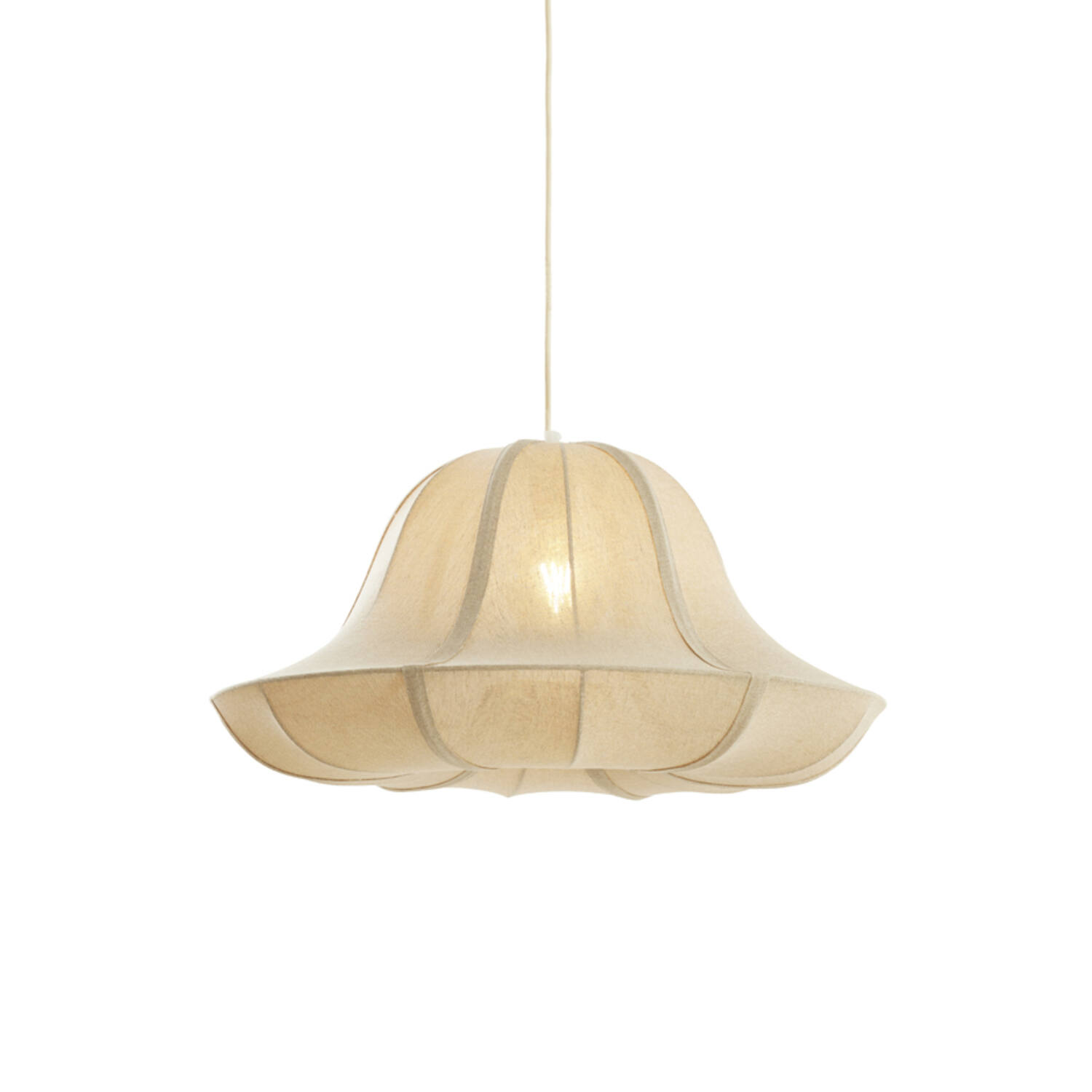 Hanging lamp Ø60x31 cm IRAVELLE natural