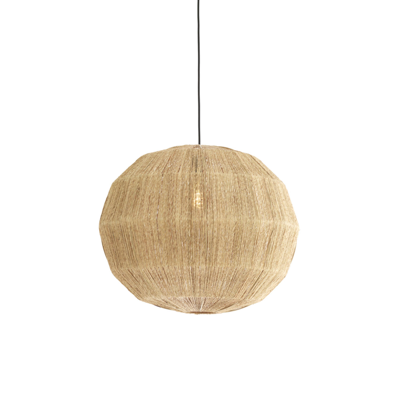 Hanging lamp Ø60x60 cm JUNNA jute natural