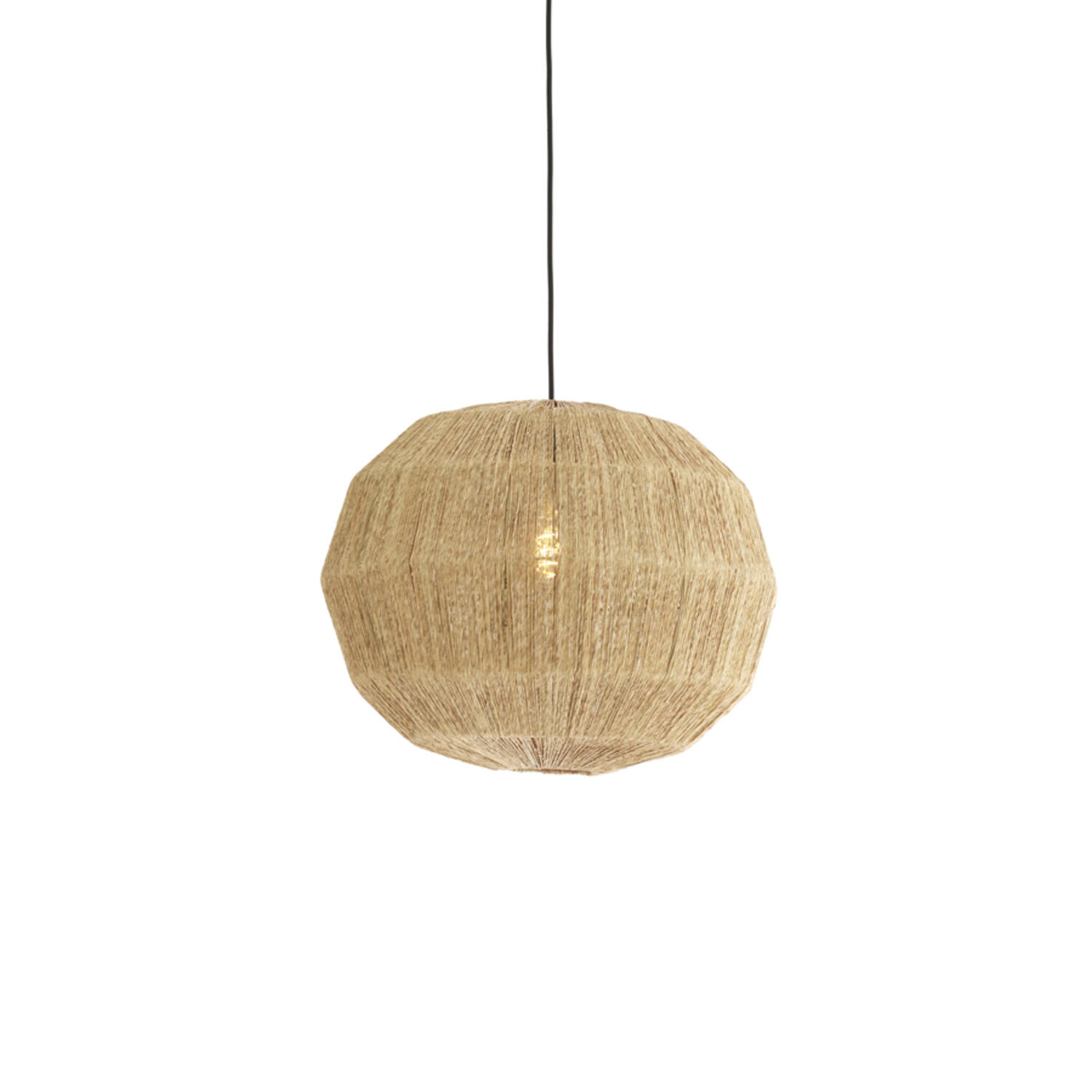Hanging lamp Ø50x50 cm JUNNA jute natural