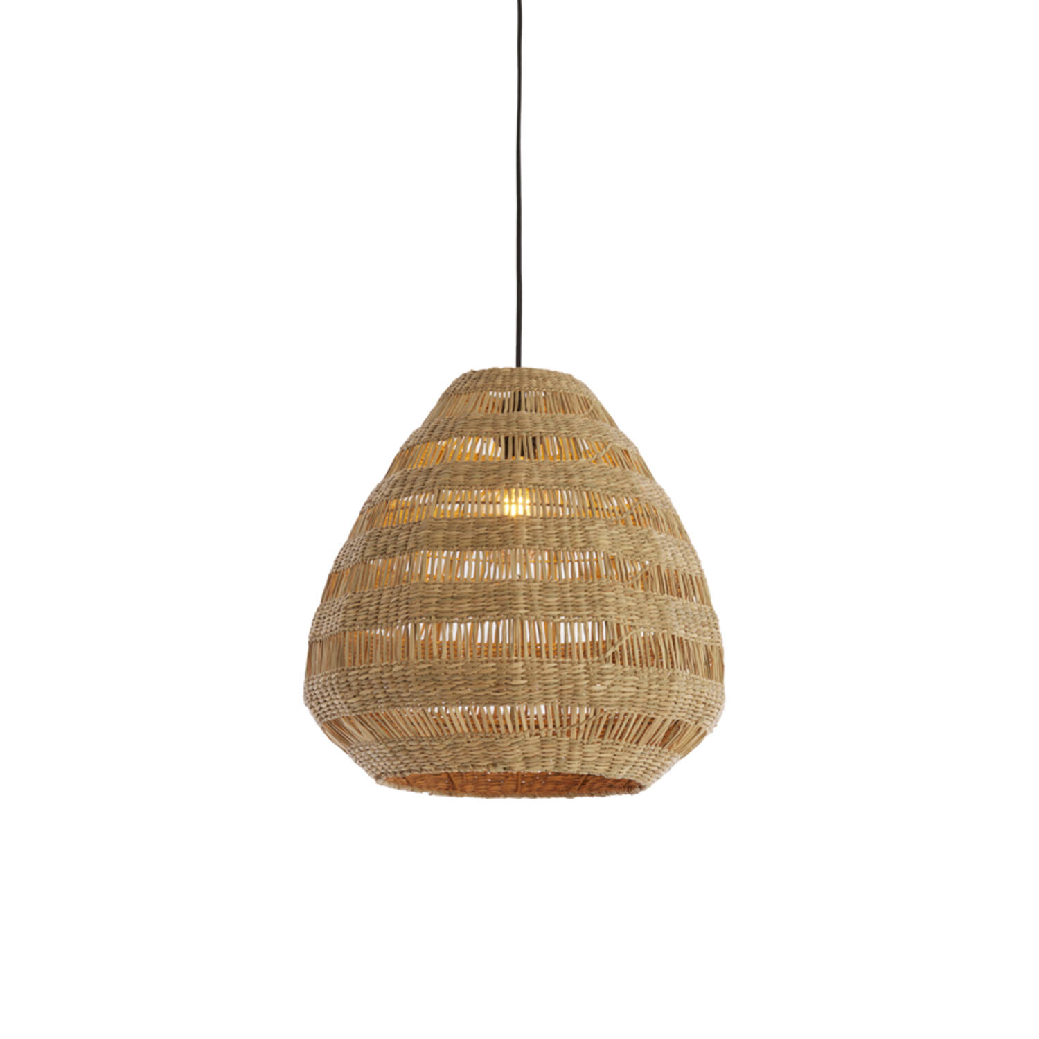 Hanging lamp Ø47x46 cm SOLUNA seagrass natural