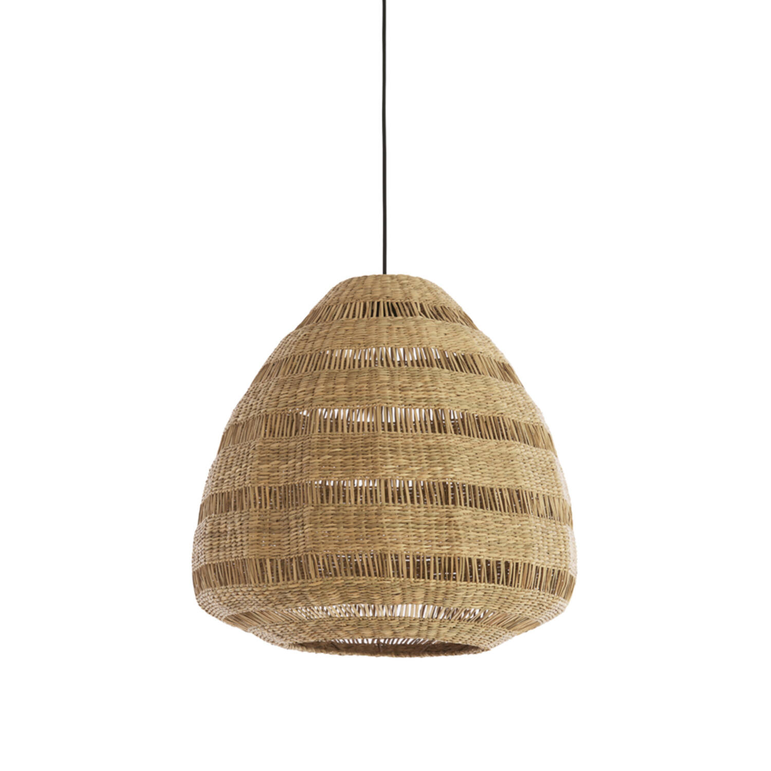 Hanging lamp Ø56x55 cm SOLUNA seagrass natural