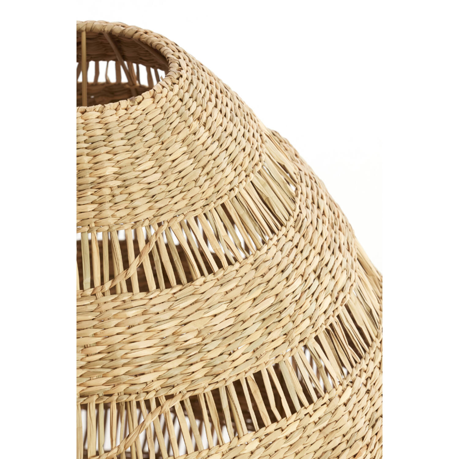 Hanging lamp Ø56x55 cm SOLUNA seagrass natural