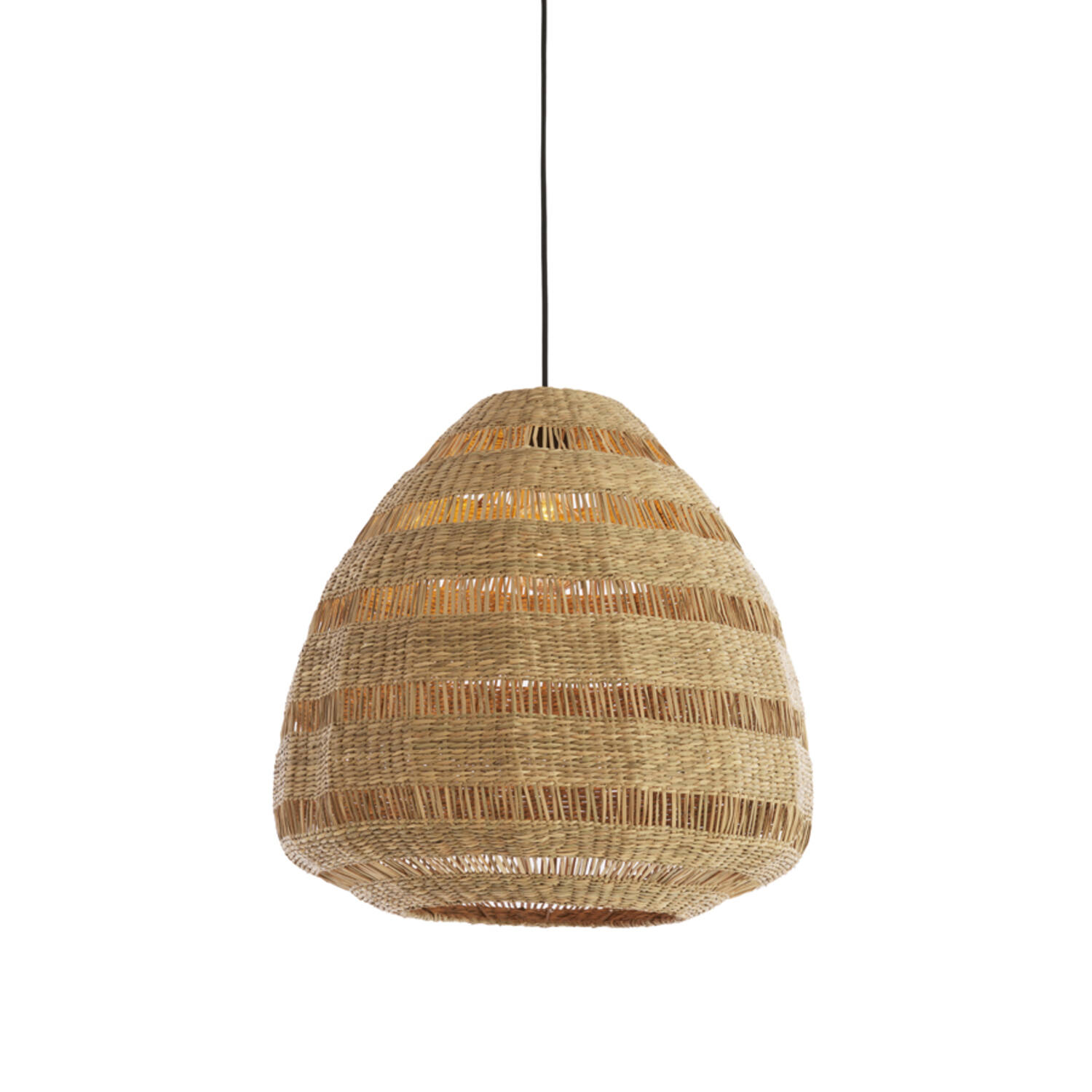 Hanging lamp Ø56x55 cm SOLUNA seagrass natural