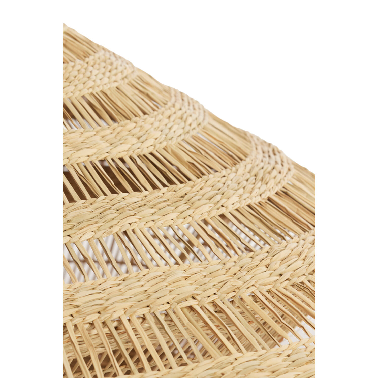 Hanging lamp Ø80x30 cm OWANA seagrass natural